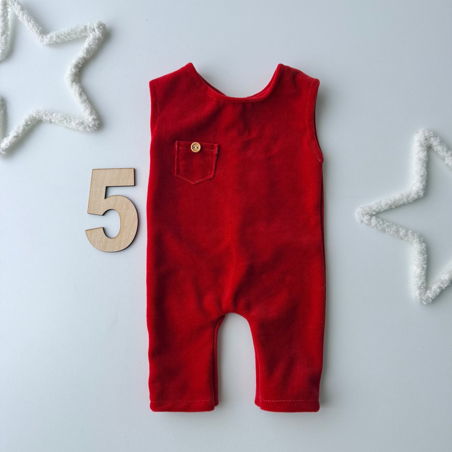 Red Collection Newborn Photography Prop - 5