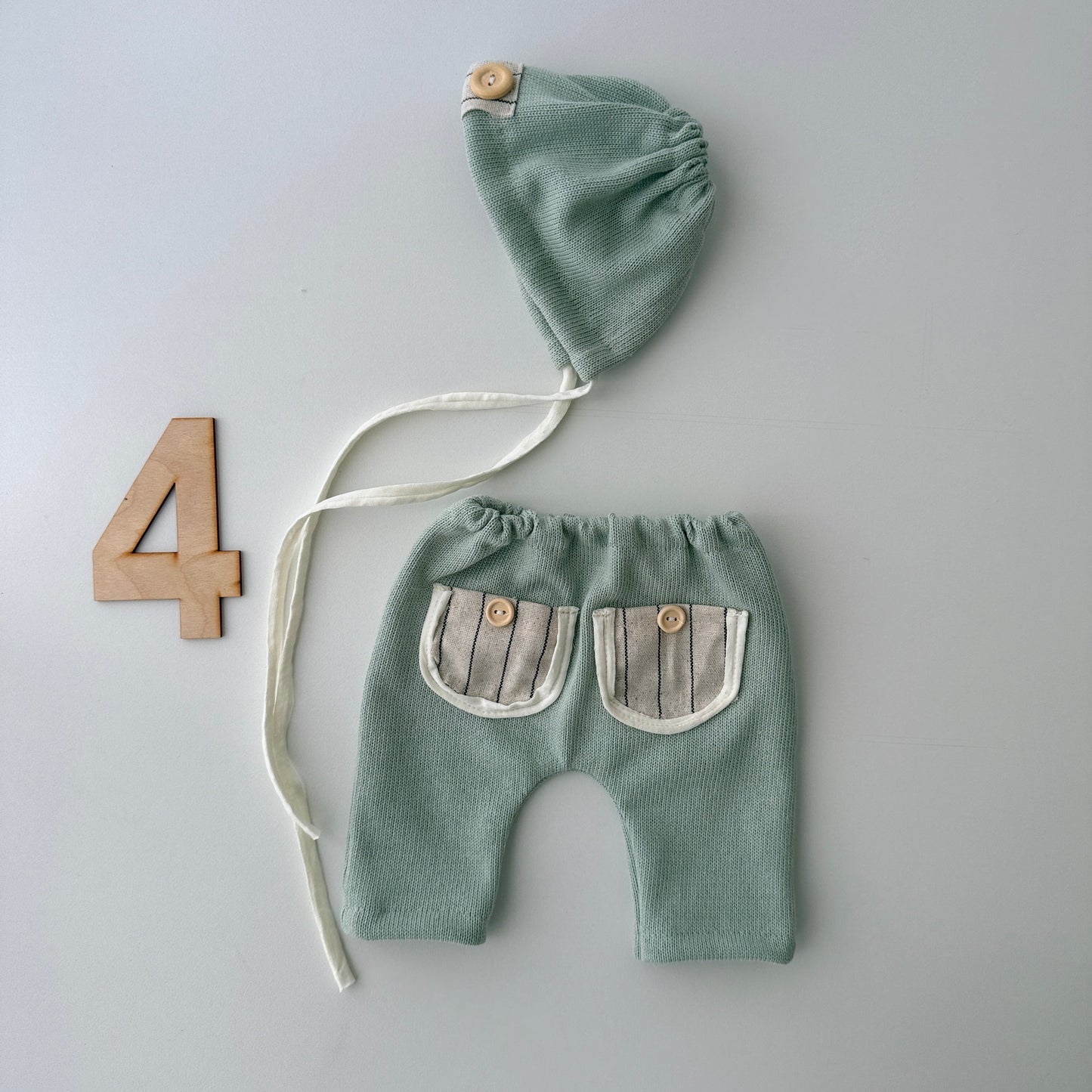 Soft Mint Woodland Collection - 4 / Newborn