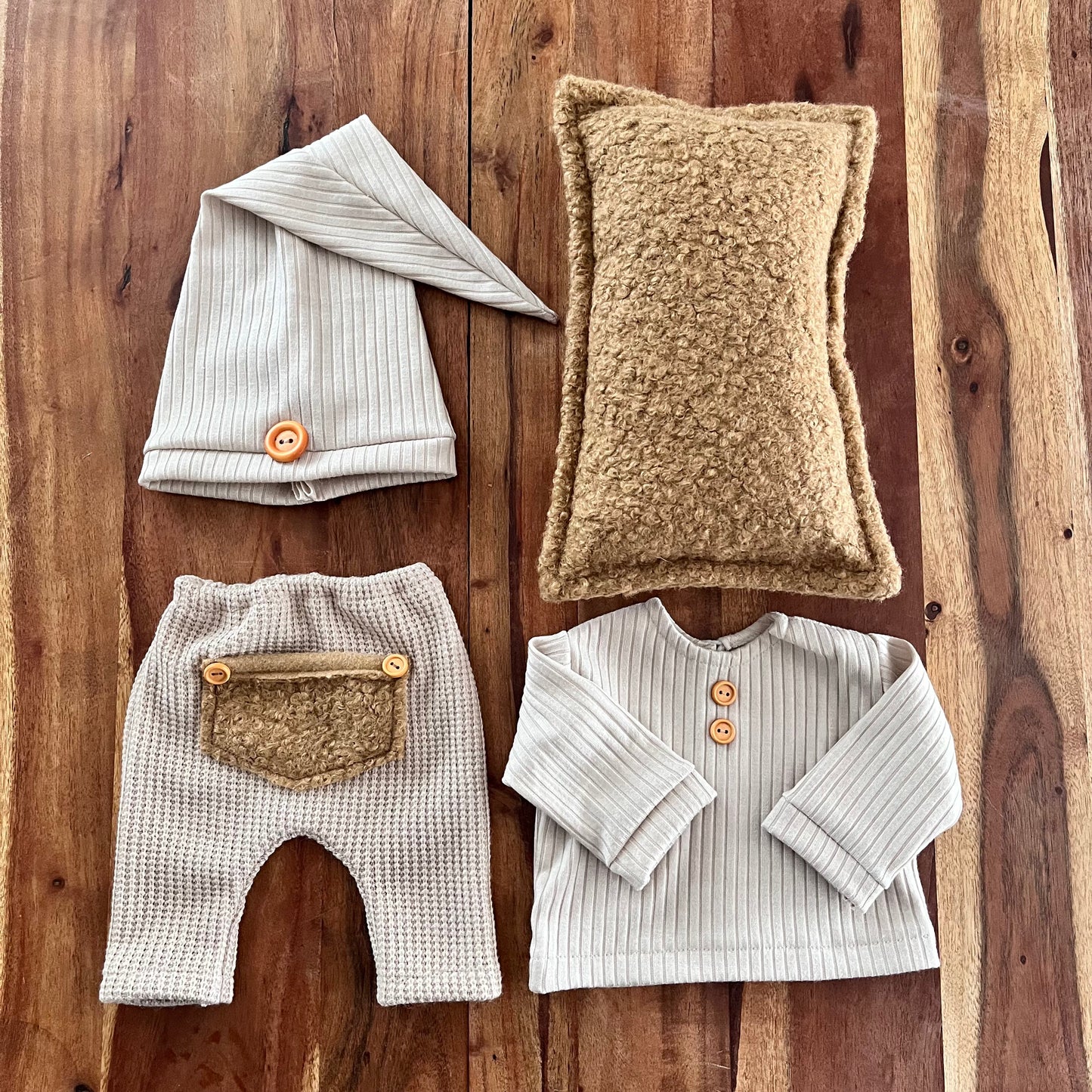 Mateo beige new Newborn Photography Props