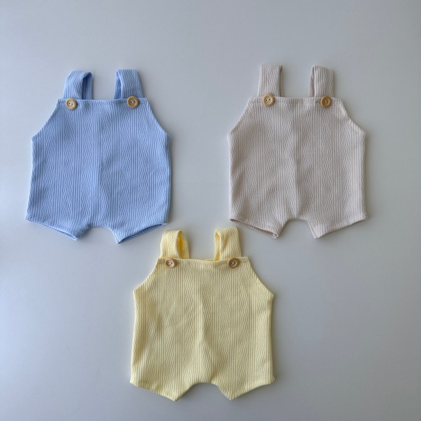Luna Overall Newborn Romper