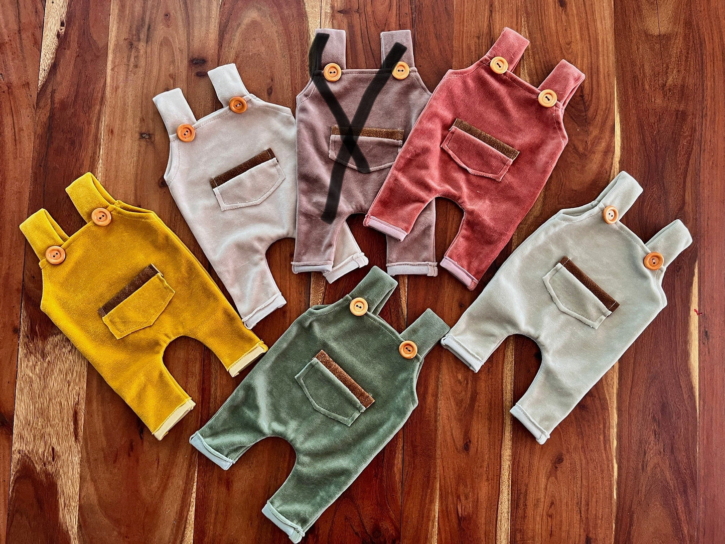 Velvet Pants Tiny Baby Newborn Photography Props