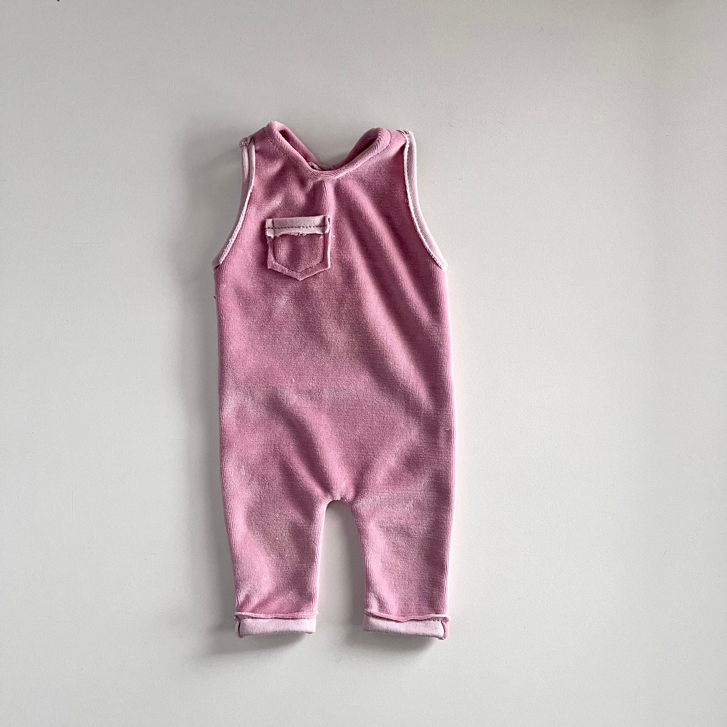 Marcelina velvet pink Newborn Photography Prop Outfit For Girl