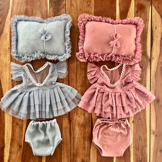 Aria pink or blue Newborn or Sitter 9-12 months Photography Props
