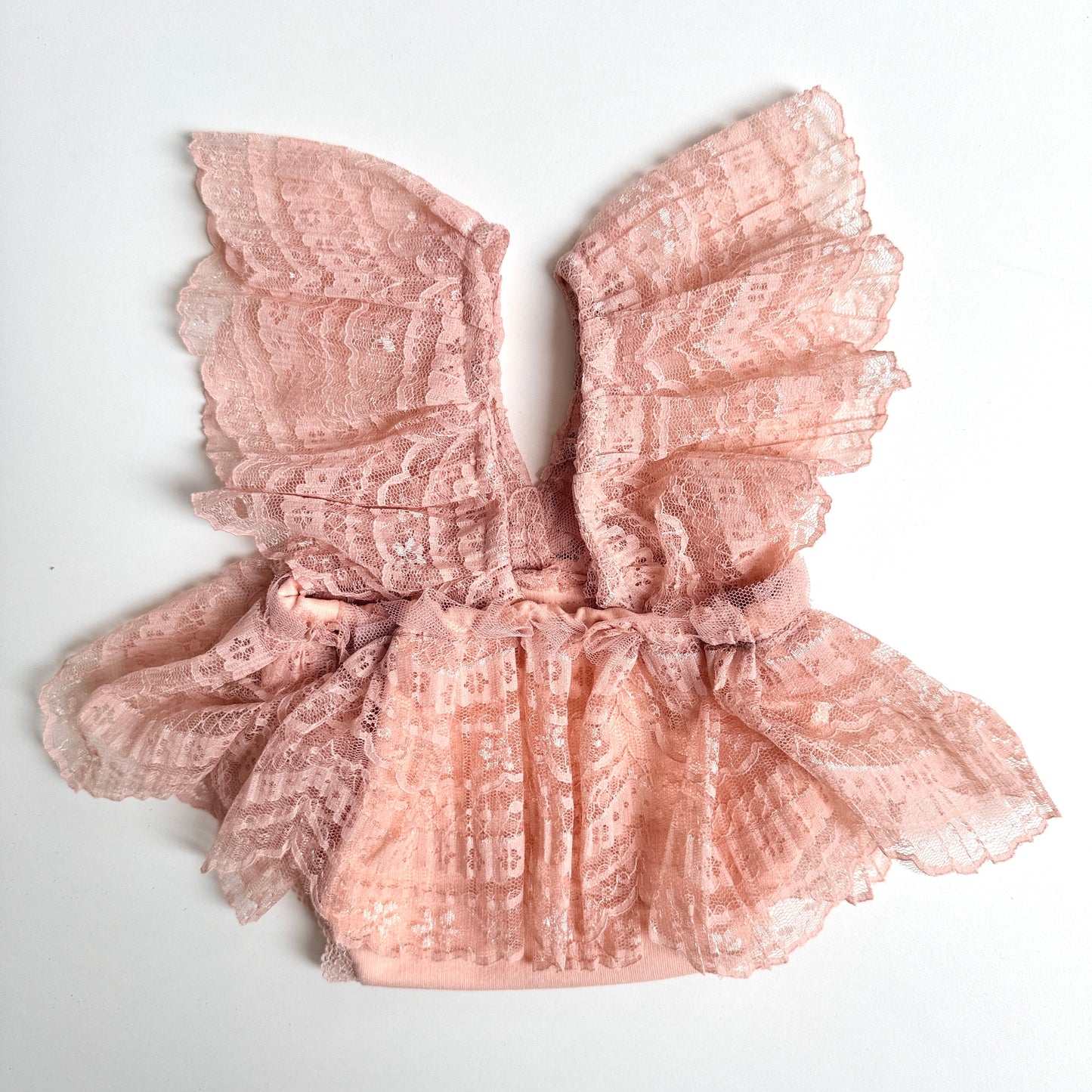 Arabella Lace Romper – Blush