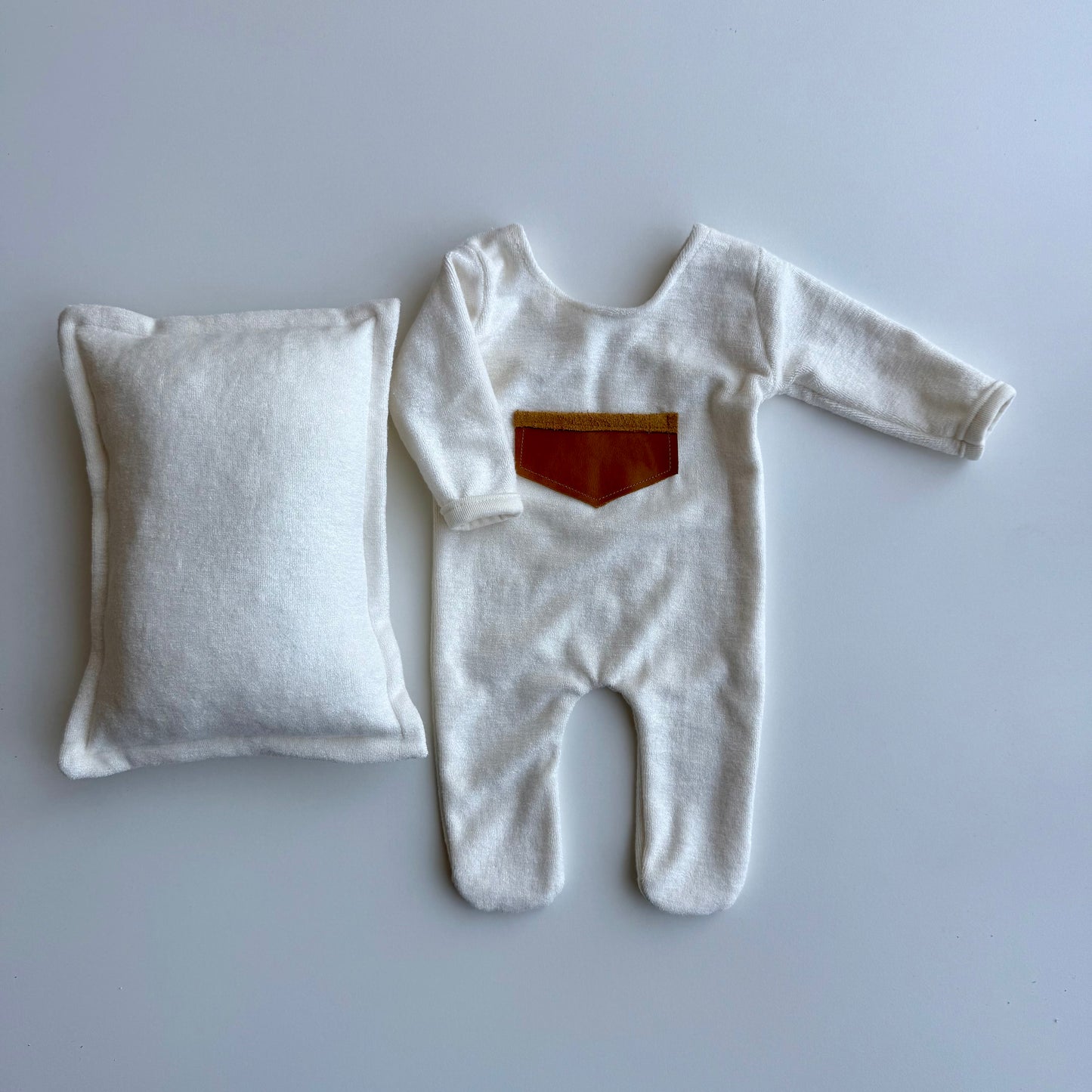 Lucas outfit and pillow Newborn Photography Props