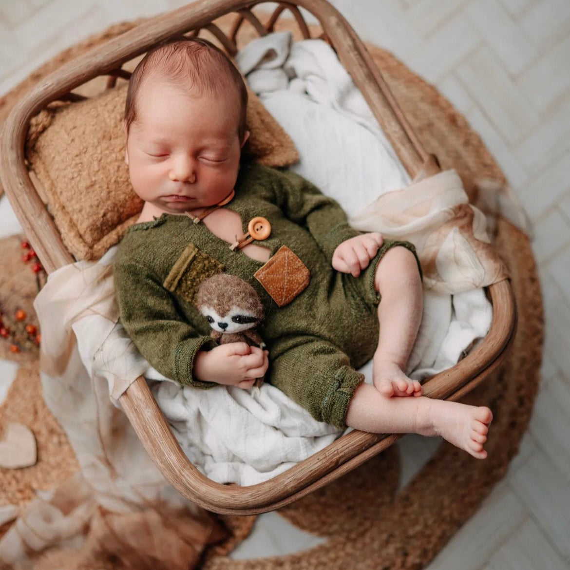 Accessoires de photographie pour nouveau-nés et baby-sitters James