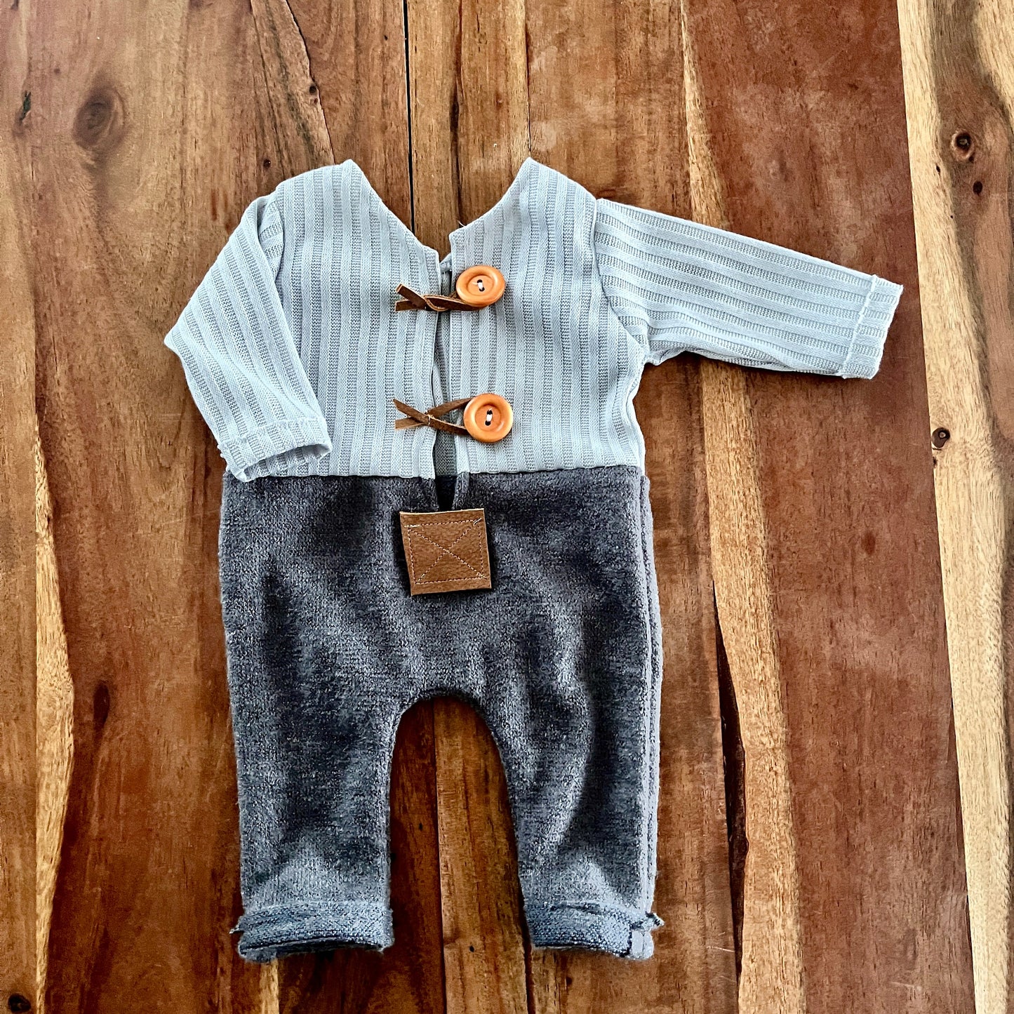 James Boho blue & grey Newborn Photography Props