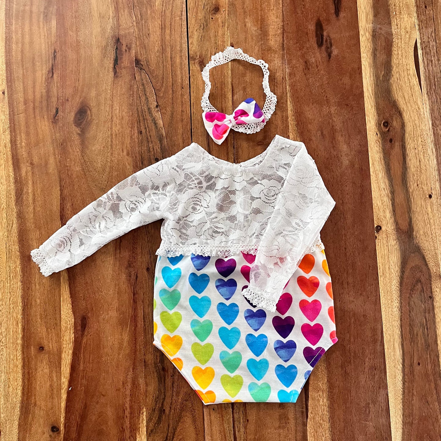 Mary sitter hearts Photography Prop Outfit For Girl