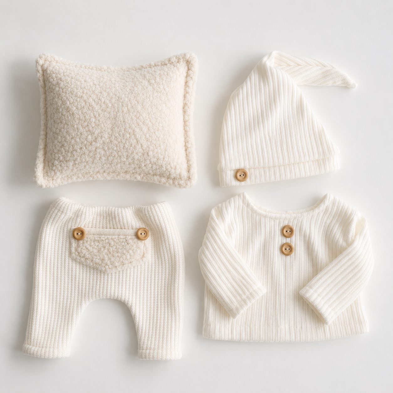 Mateo – Cream Newborn Set