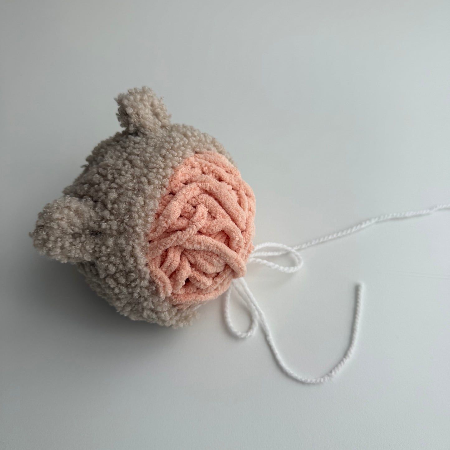 Bear milkshake Bonnet Newborn Photography Props