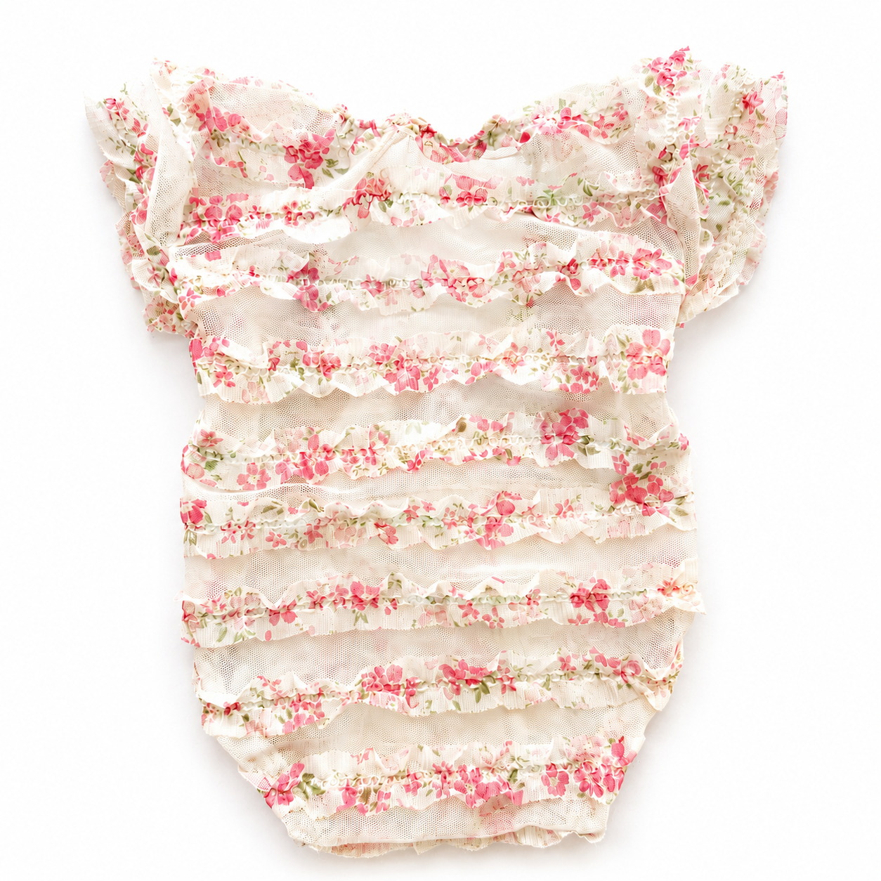 Rosalie Floral Lace Romper – Blossom