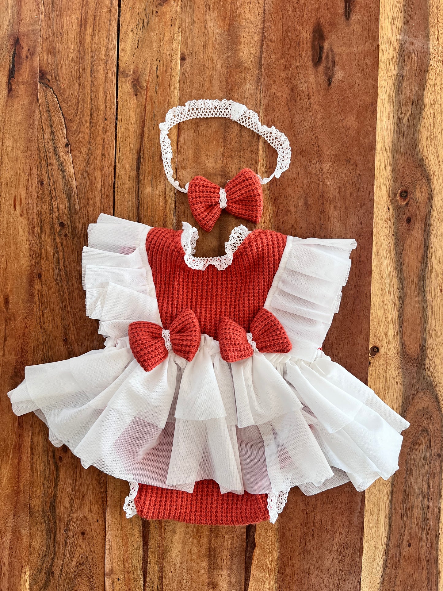 Maria rostig und weiß Neugeborenen Fotografie Requisiten