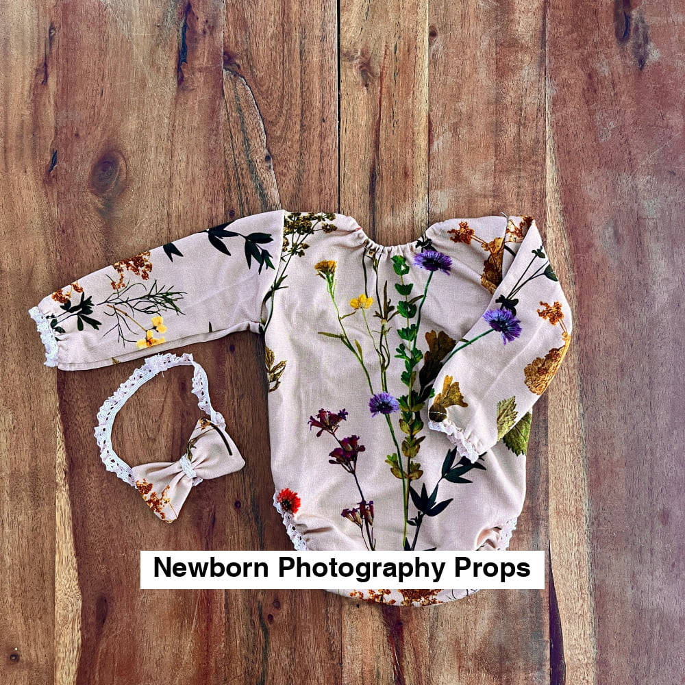 Anne flower Newborn Photography Prop Outfit For Girl