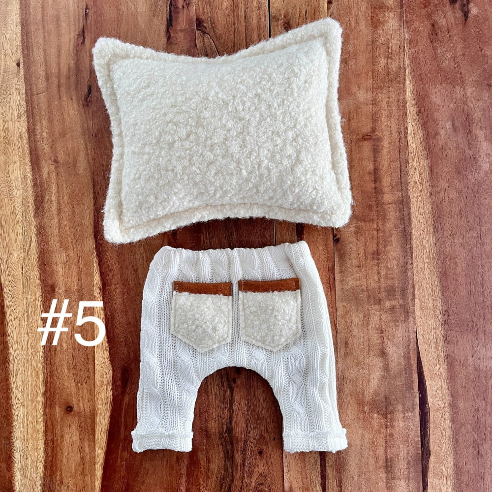 Boho Braid cream Newborn Photography Prop - Newborn / 5