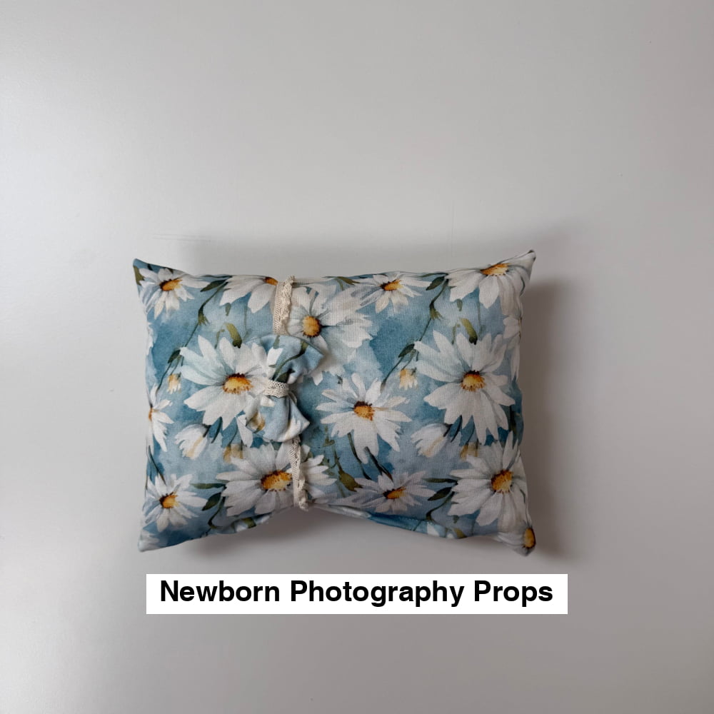 Daisy newborn pillow and headband