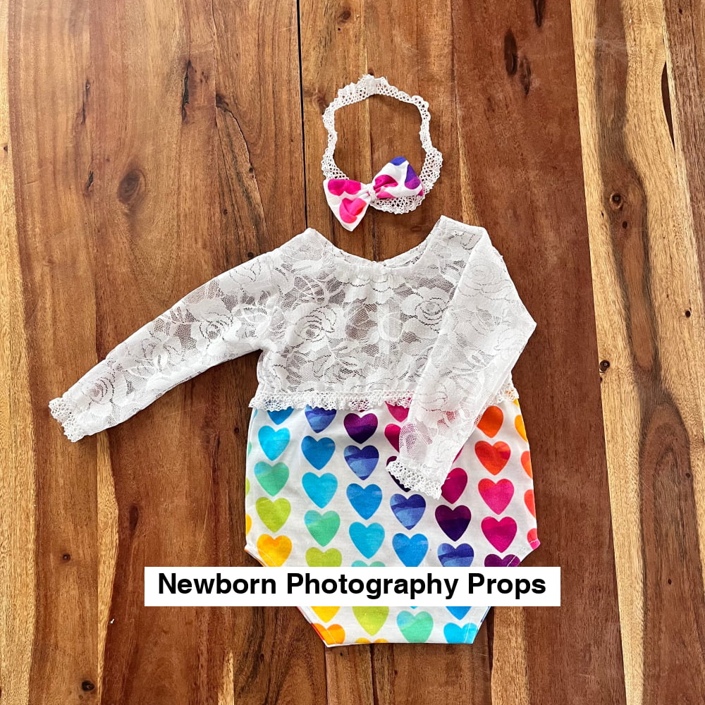 Mary sitter hearts Photography Prop Outfit For Girl