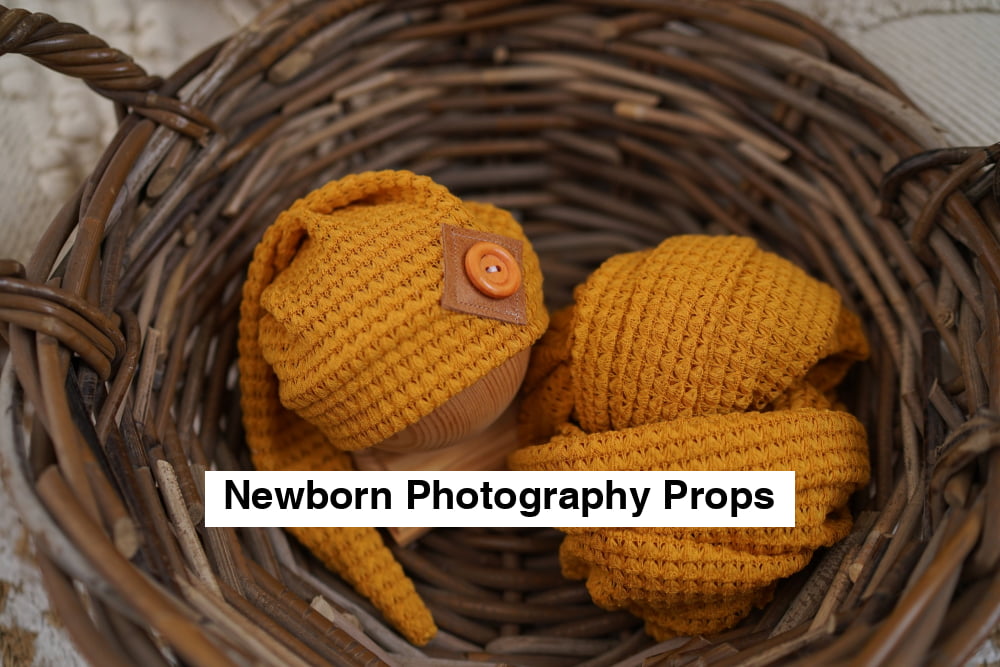 Newborn hat with wrap Newborn Photography Props 19