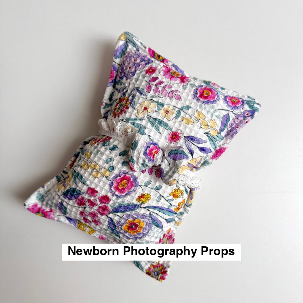 Wildflower Pillow Headband – Meadow Bloom - Newborn