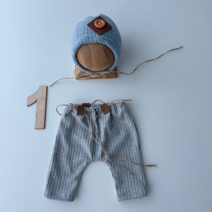Blue Collection Newborn Photography Prop