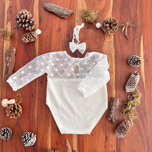 Newborn Photography Set Of Props Outfit And Headband 4