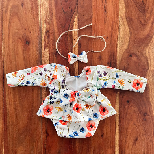 Martha Poppy Neugeborenen-Fotografie-Requisiten-Outfit für Mädchen
