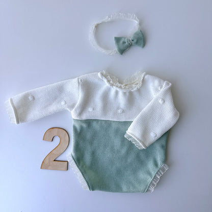 Mint & Off White Heirloom Collection