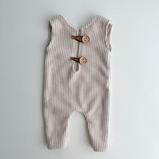 “Noah” – Milkshake Knit Newborn Romper