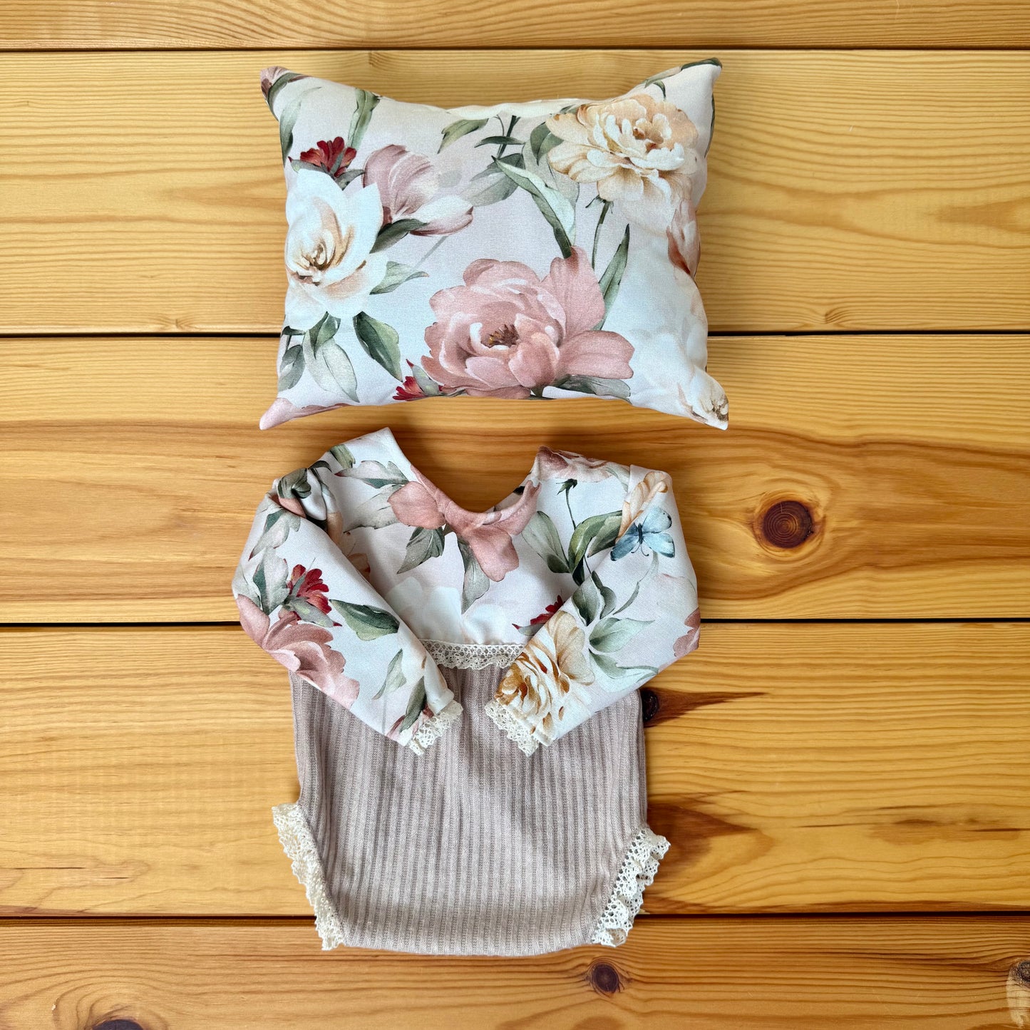 Anne Floral new Newborn  Photography Prop Outfit For Girl