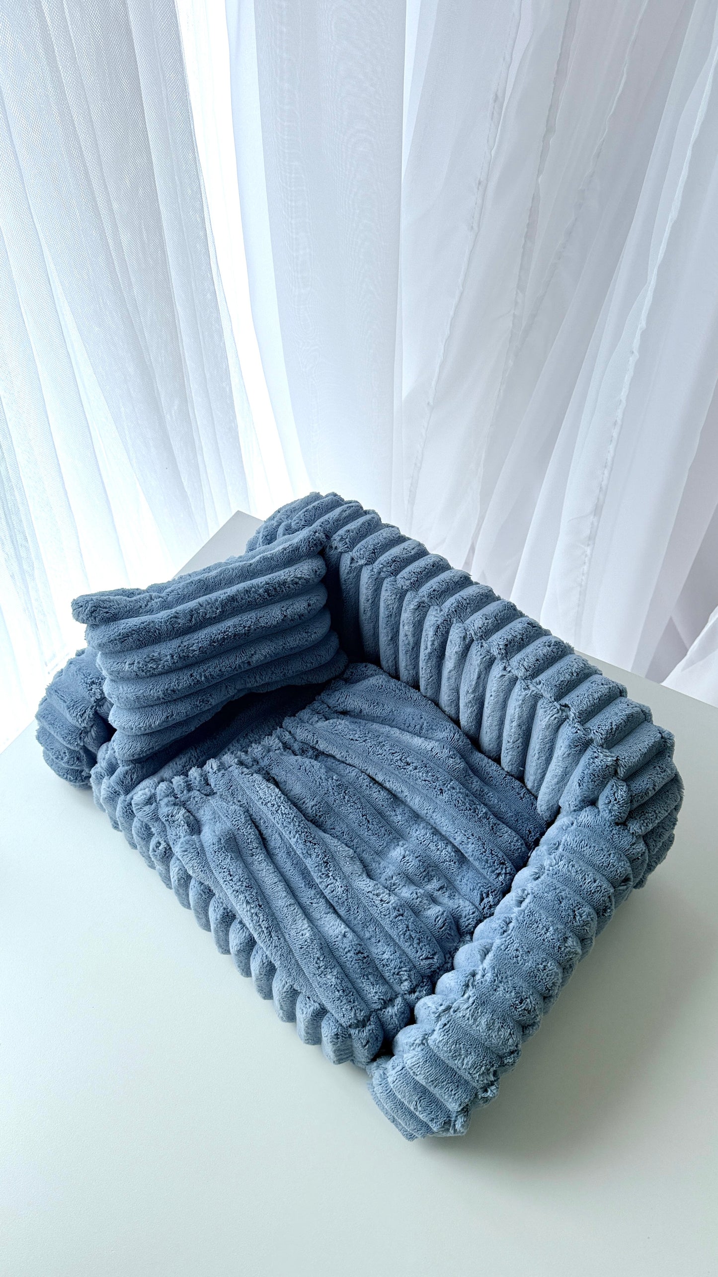 Cream Newborn Photography Bed – 3-in-1 Photo Prop
