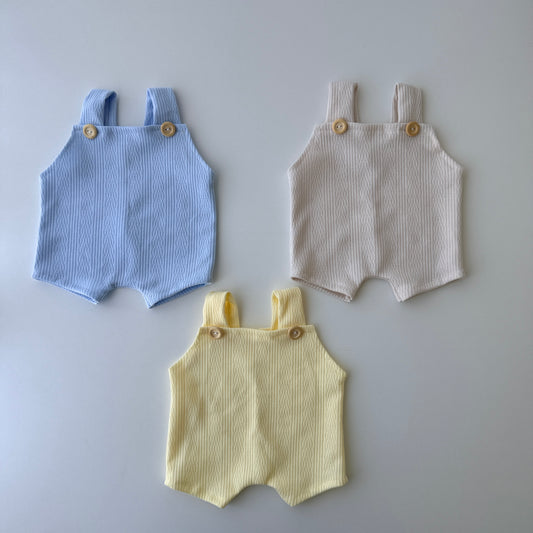 Luna Overall Newborn Romper