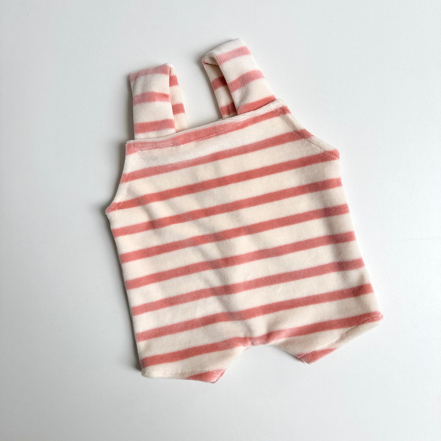 Rosie Stripe Romper – Blush
