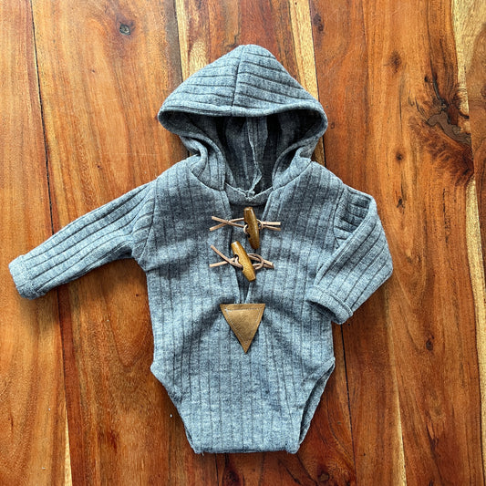 Grey Hood Newborn Photography Props