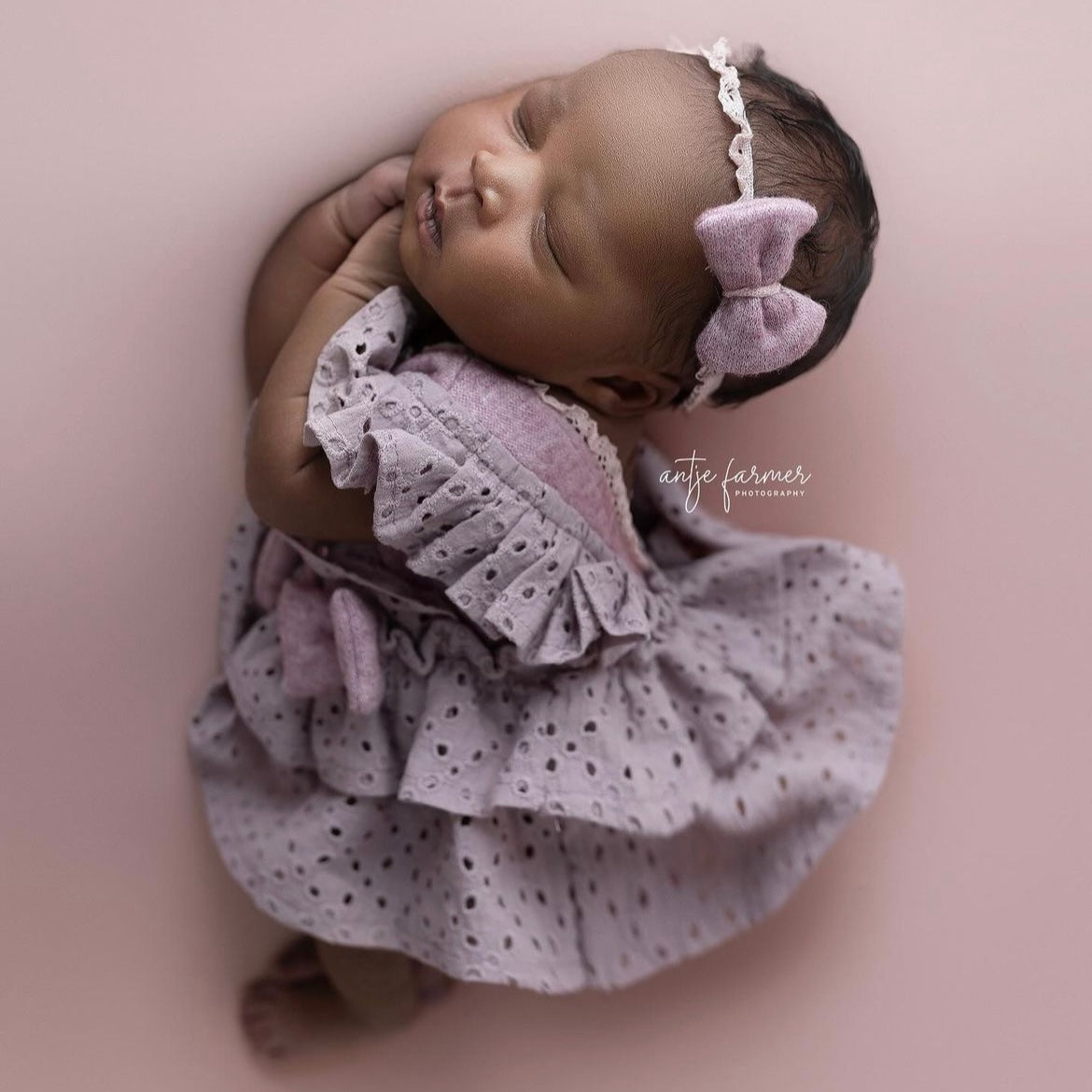 Marika violet Newborn Photography Props