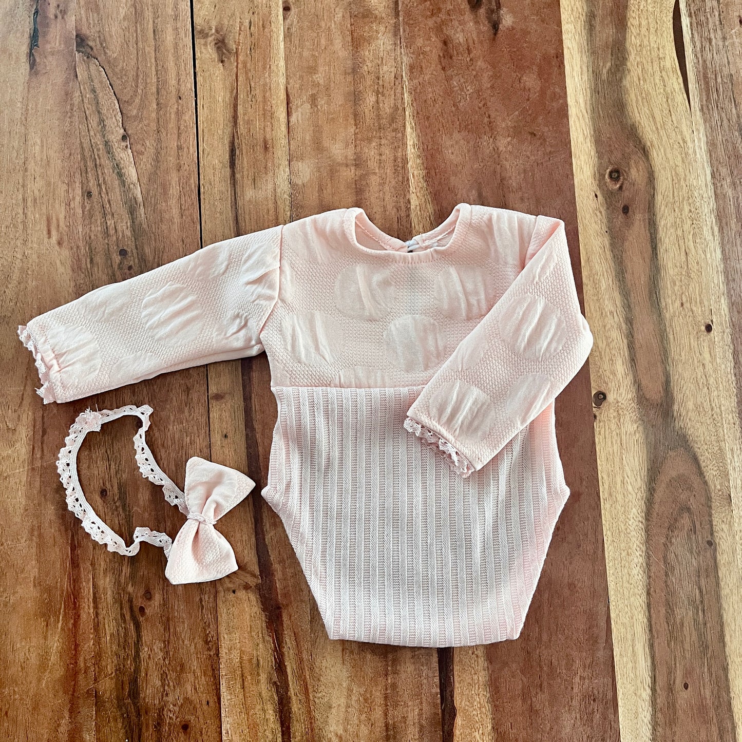 Anabelle Pink  Newborn Photography Prop Outfit For Girl