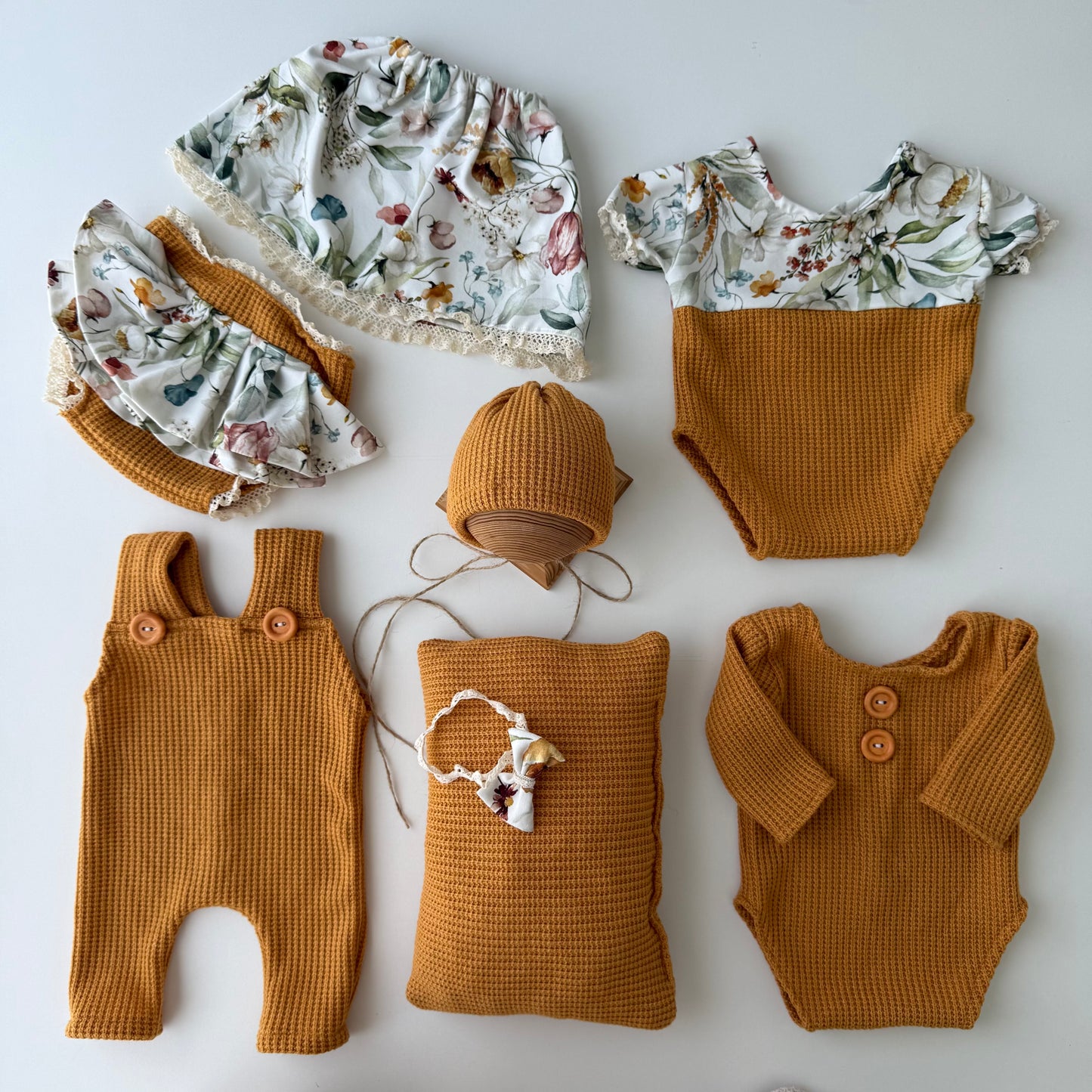 Mustard Collection Newborn Photography Prop