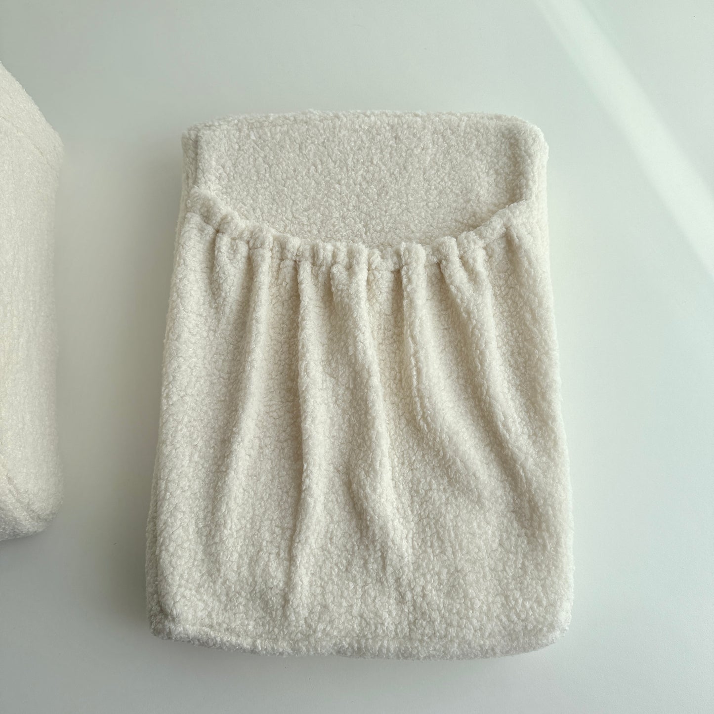 Cream Bouclé Newborn Photography Bed 3in1