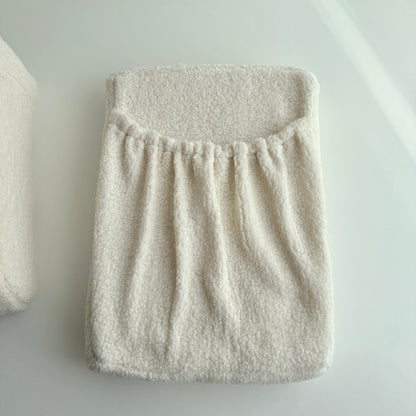 Cream Bouclé Newborn Photography Bed 3in1