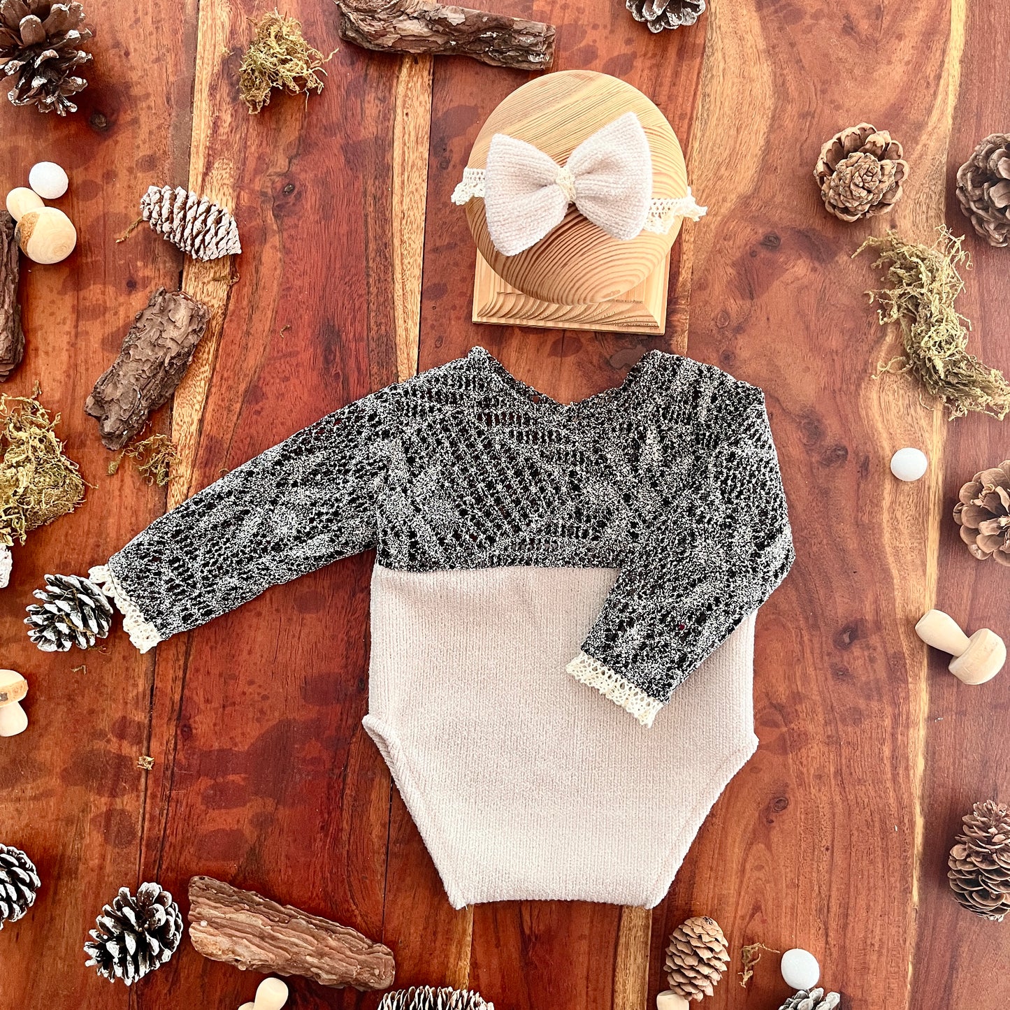 Popy Neugeborenen-Fotografie-Requisiten-Outfit für Mädchen
