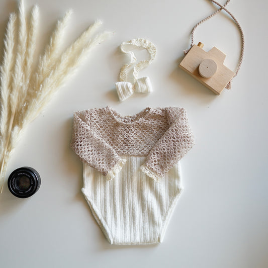 Anne 1 boho Newborn Photography Prop Outfit For Girl