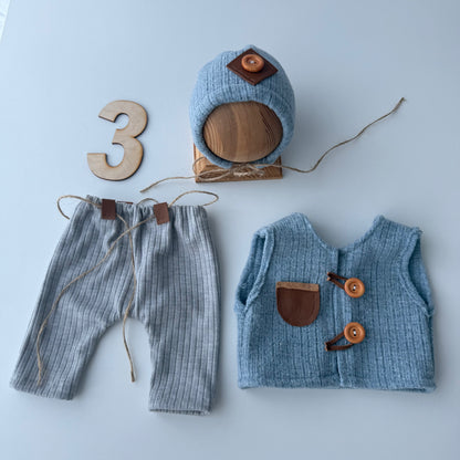 Blue Collection Newborn Photography Prop