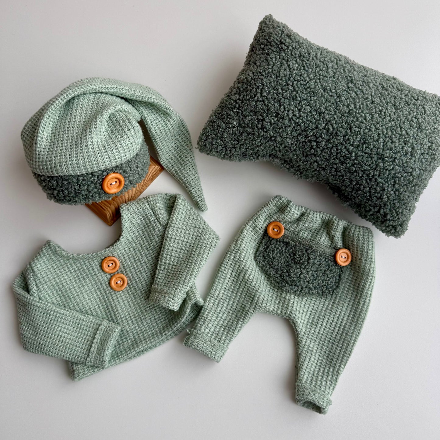 Mateo sage Newborn Photography Props