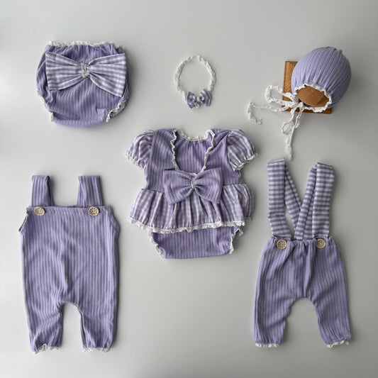 Purple Collection Newborn Photography Props