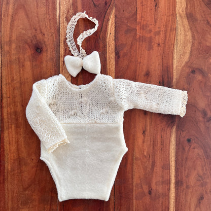 Anne gemütliches Neugeborenen-Fotografie-Requisiten-Outfit für Mädchen