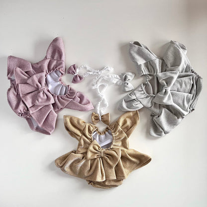 Martha1 shining Newborn Photography Props - Pink