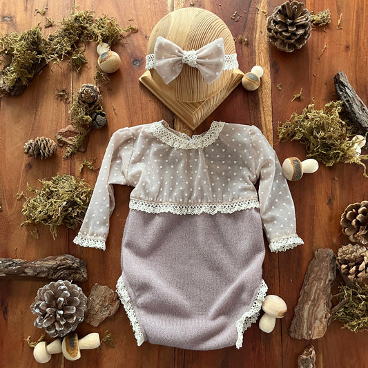 Anabelle 1 Newborn Photography Prop Outfit For Girl