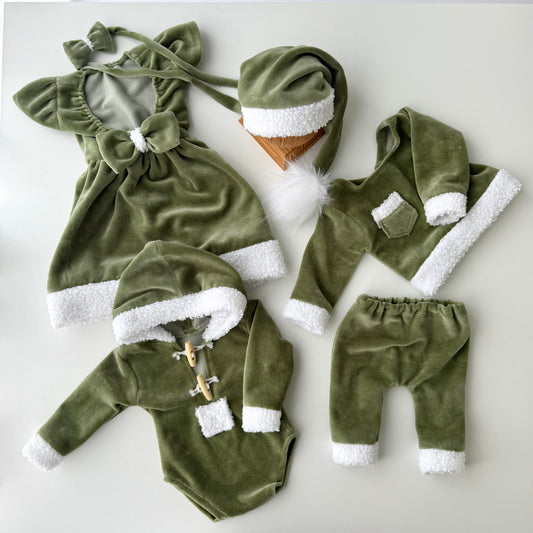 Olive Christmas Collection Newborn Photography Props