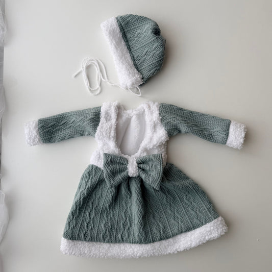 Winter dress  Newborn Photography Props