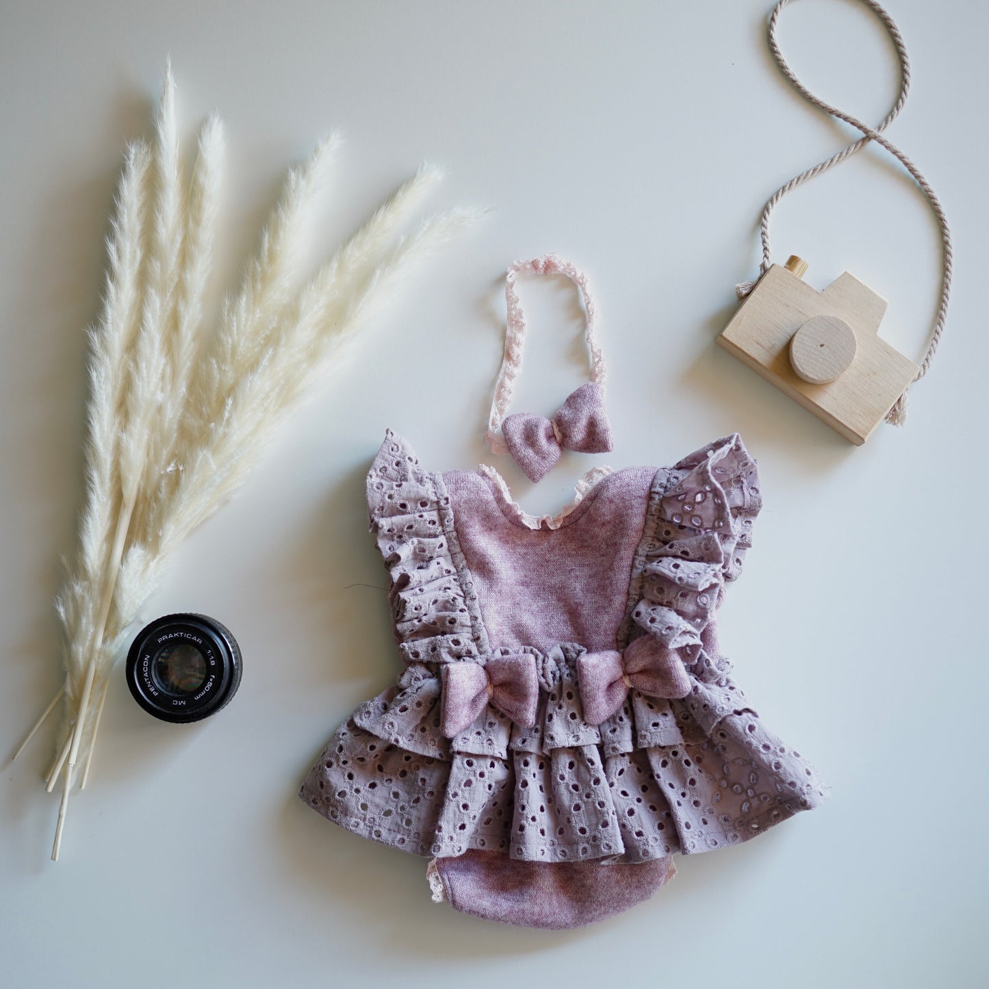 Marika violet Newborn Photography Props