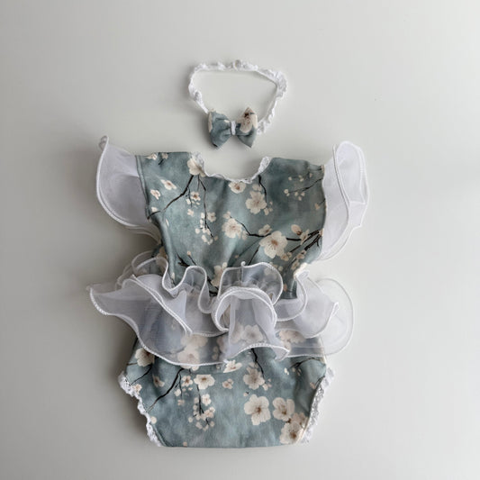 Floral Grace newborn photo props