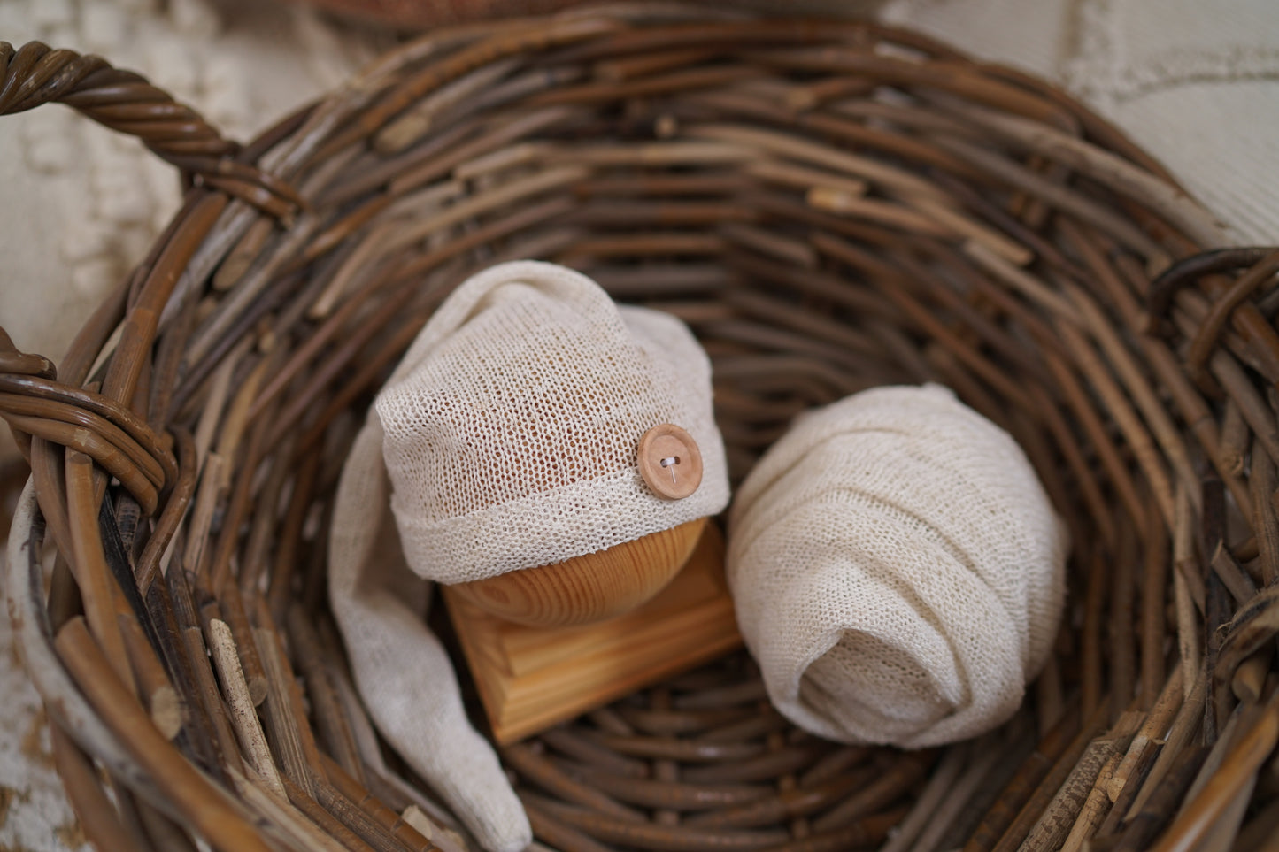 Newborn hat with wrap Newborn Photography Props 21